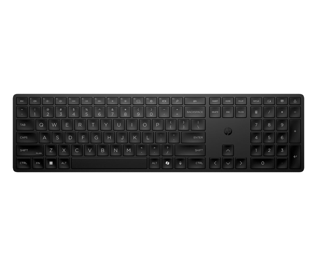 HP 455 Programmable Wireless keyboard Office RF Wireless Black
