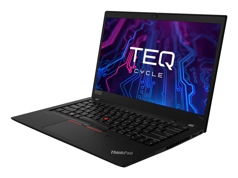 Teqcycle Lenovo Thinkpad T14s G1 Intel� CoreT i7 i7-10510U Laptop 35.6 cm (14") Full HD 16 GB DDR4-SDRAM 512 GB SSD Wi-Fi 6 (802.11ax) Windows 11 Pro Black