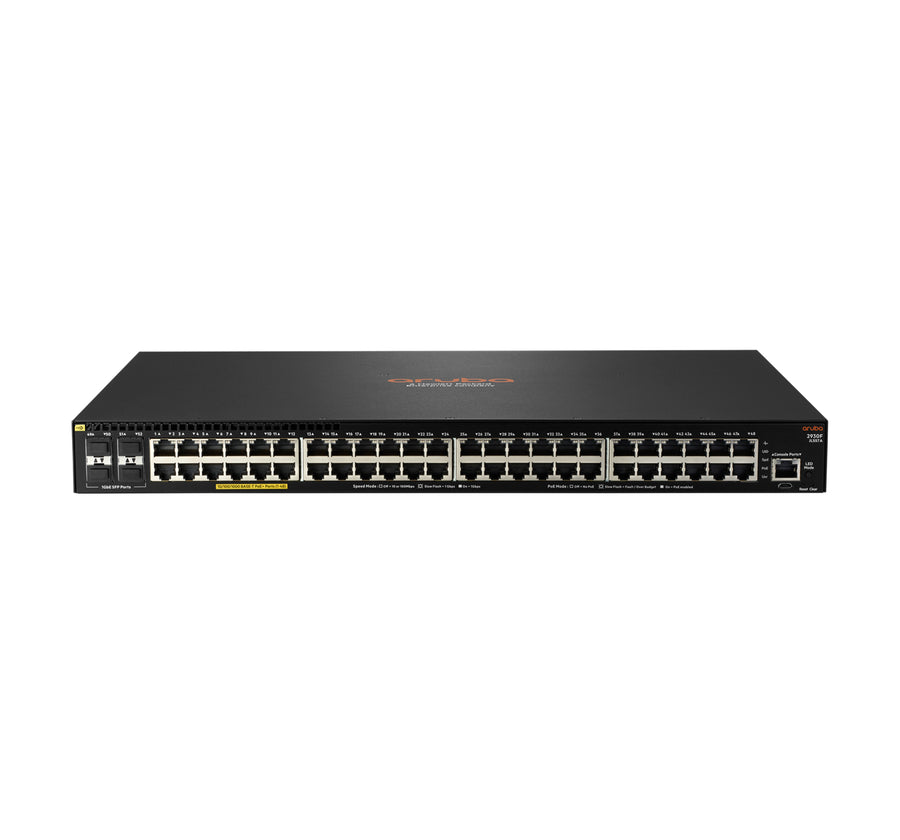 HPE Aruba Networking 2930F 48G PoE+ 4SFP 740W Managed L3 Gigabit Ethernet (10/100/1000) Power over Ethernet (PoE) 1U Grey