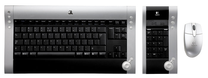 Logitech diNovo Cordless Desktop for Notebooks (KB Layout UK English) keyboard Mouse included RF Wireless QWERTY