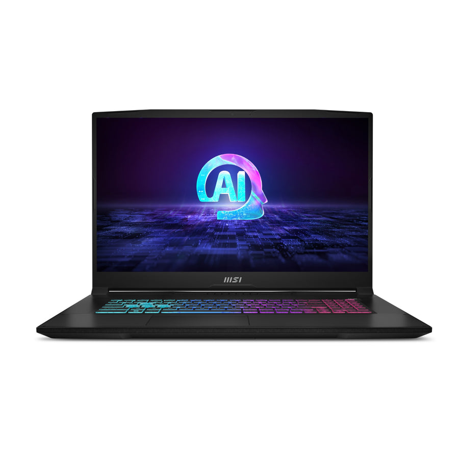 MSI Katana A17 AI B8VF-866 AMD Ryzen™ 7 8845HS Laptop 43.9 cm (17.3") Full HD 16 GB DDR5-SDRAM 1 TB SSD NVIDIA GeForce RTX 4060 Wi-Fi 6E (802.11ax) Windows 11 Home Black