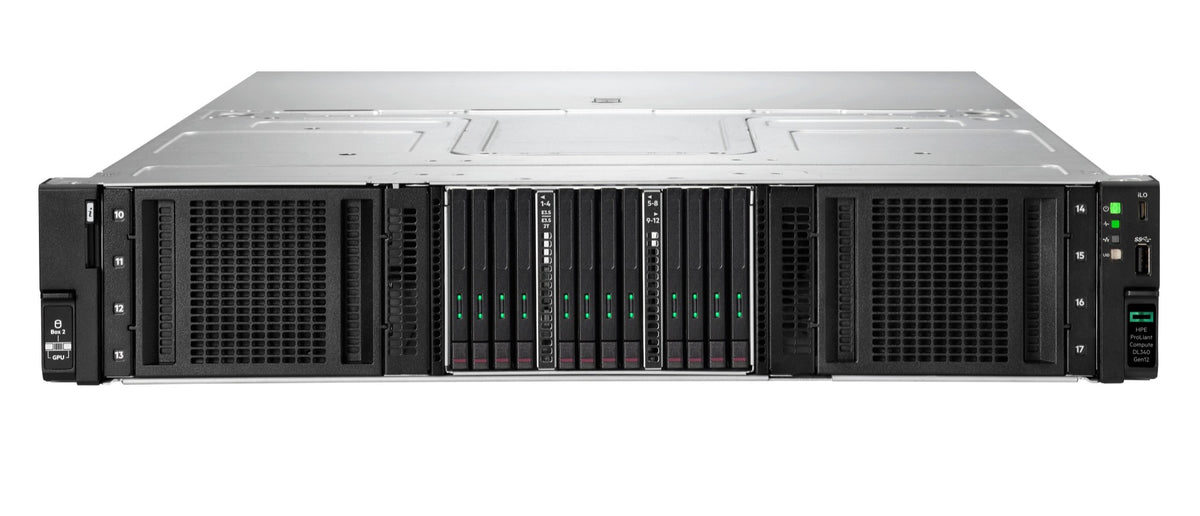 HPE ProLiant Compute DL340 Gen12 6505P 12c 1x64GB-R 8SFF MR408i-o 2x480GB SSD 2x1000W PS EU Server