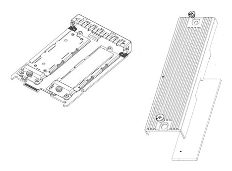 DELL 490-BLDD interface cards/adapter Internal M.2