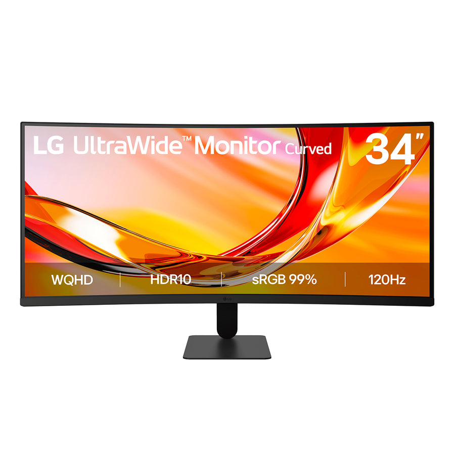 LG UltraWide U6 34U601B, 34-inch WQHD Curved (1800R) 120Hz Monitor, HDR10 & 99% sRGB AMD FreeSyncT Premium
