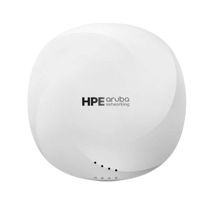 HPE Aruba Networking AP-635 (RW) Tri Radio 2x2 802.11ax Wi-Fi 6E Internal Antennas Campus AP