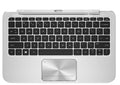 HP 702352-031 mobile device keyboard QWERTY UK English Black, Silver