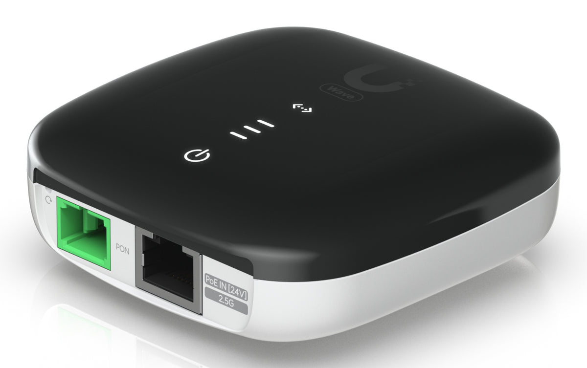 Ubiquiti WaveFiber ONU network media converter 2488 Mbit/s 1490 nm Black, White