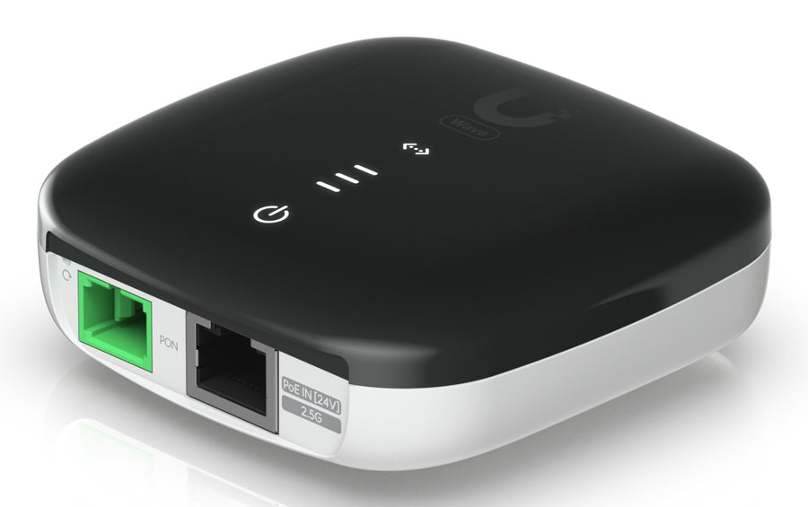 Ubiquiti WaveFiber ONU network media converter 2488 Mbit/s 1490 nm Black, White