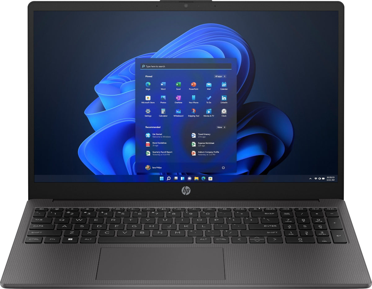 HP 255 G10 AMD RyzenT 7 7730U Laptop 39.6 cm (15.6") Full HD 16 GB DDR4-SDRAM 512 GB SSD Wi-Fi 6 (802.11ax) Windows 11 Pro Grey