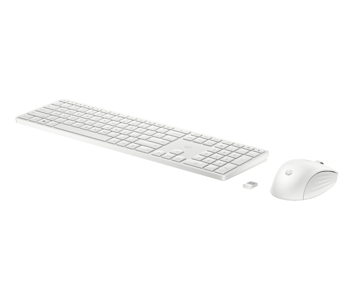 HP 655 WIRELESS KB/MSE COMBO WHT keyboard Mouse included Universal RF Wireless + USB White