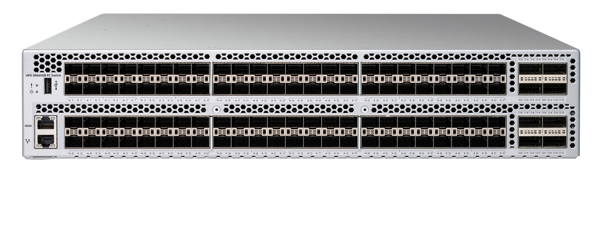 HPE SN6650B 32Gb 128/96 Power Pack+ 96-port 32Gb Short Wave SFP+ Integrated Fibre Channel Switch