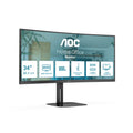 AOC V5 CU34V5C/BK/23 computer monitor 86.4 cm (34") 3440 x 1440 pixels Wide Quad HD LED Black