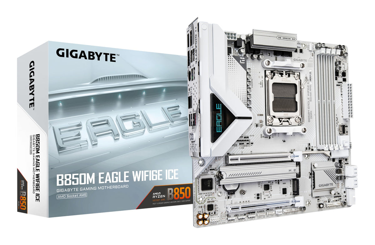 GIGABYTE B850M EAGLE WIFI6E ICE Motherboard