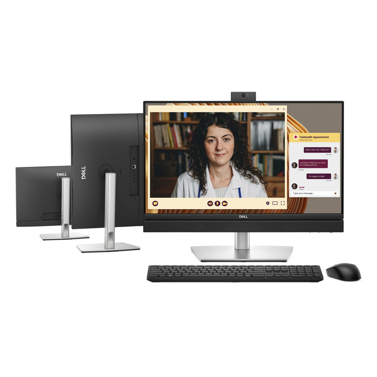 DELL Pro QC24251 Intel® Core™ i5 i5-14500T 61 cm (24") 1920 x 1080 pixels All-in-One PC 16 GB DDR5-SDRAM 512 GB SSD Windows 11 Pro Wi-Fi 6E (802.11ax) Black