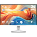 MSI Pro MP243W E14 computer monitor 60.5 cm (23.8") 1920 x 1080 pixels Full HD LCD White