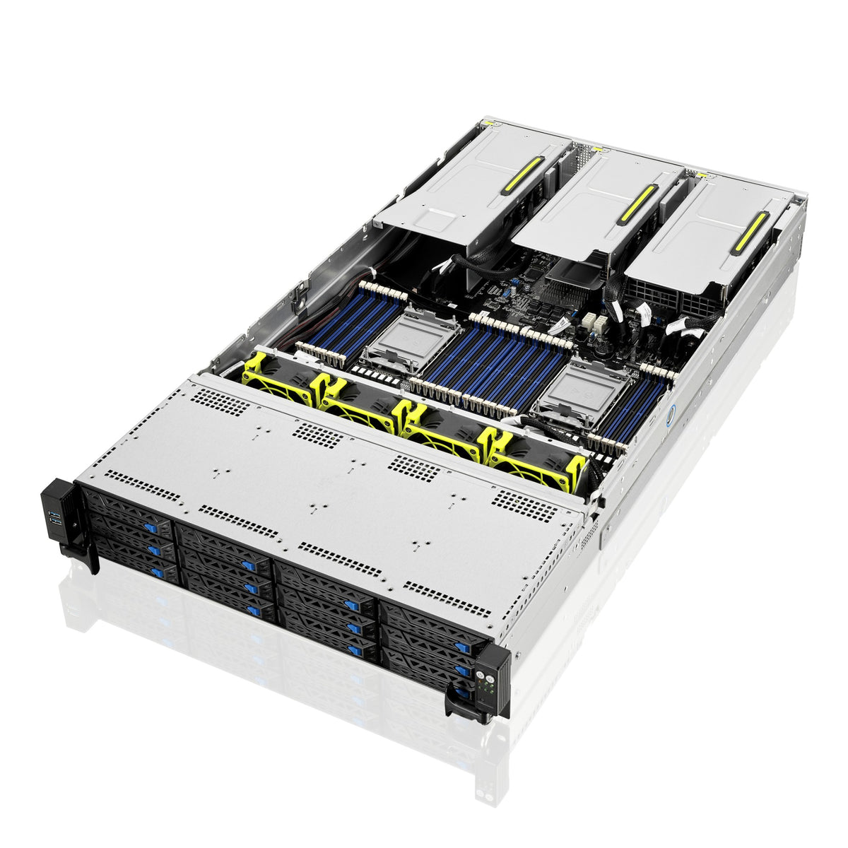 ASUS RS720-E10-RS12E/10G/4NVME(1600W) Intel C621A LGA 4189 Rack (2U) Black