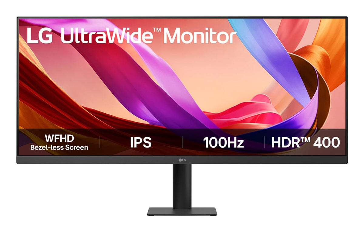 LG UltraWide U5 Monitor (34U511A) - 34-inch 21:9 UltraWideT WFHD (2560x1080) IPS Display, sRGB 99%, HDR400, 100Hz Refresh Rate, Eye-Care Features, Clutter-free Design, Height Adjustable