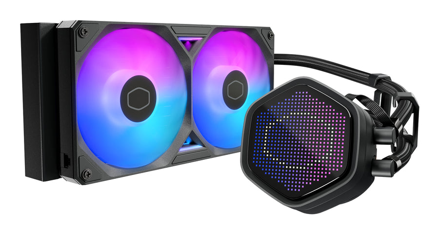 Cooler Master MasterLiquid Atmos II 240 Pixel LED Black Processor Liquid cooling kit 12 cm 1 pc(s)