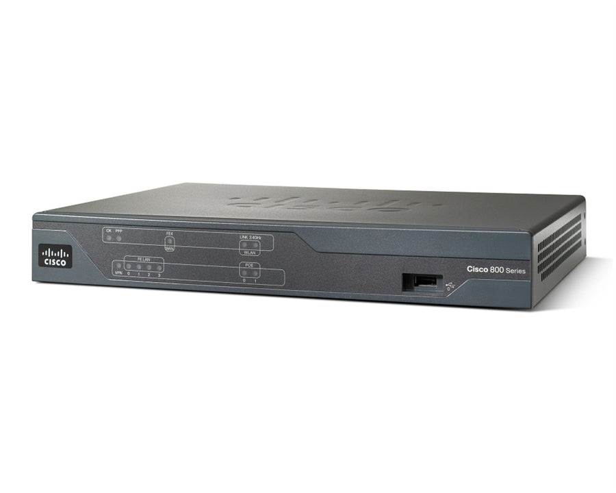Cisco 881 wired router Fast Ethernet Black
