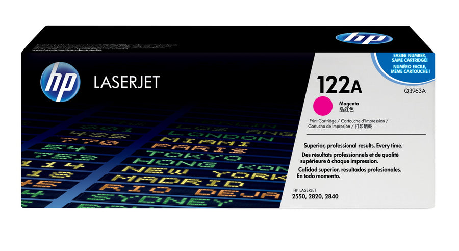 HP Q3963A/122A Toner magenta, 4K pages/5% for HP Color LaserJet 2550