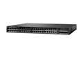 Cisco Catalyst 3650-48PS-L Network Switch, 48 Gigabit Ethernet (GbE) PoE+ Ports, four 1 G Uplinks, 640WAC Power Supply, 1 RU, LAN Base Feature Set, Enhanced Limited Lifetime Warranty (WS-C3650-48PS-L)