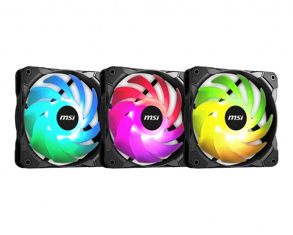 MSI MAX F12A-3 computer cooling system Computer case Fan Black