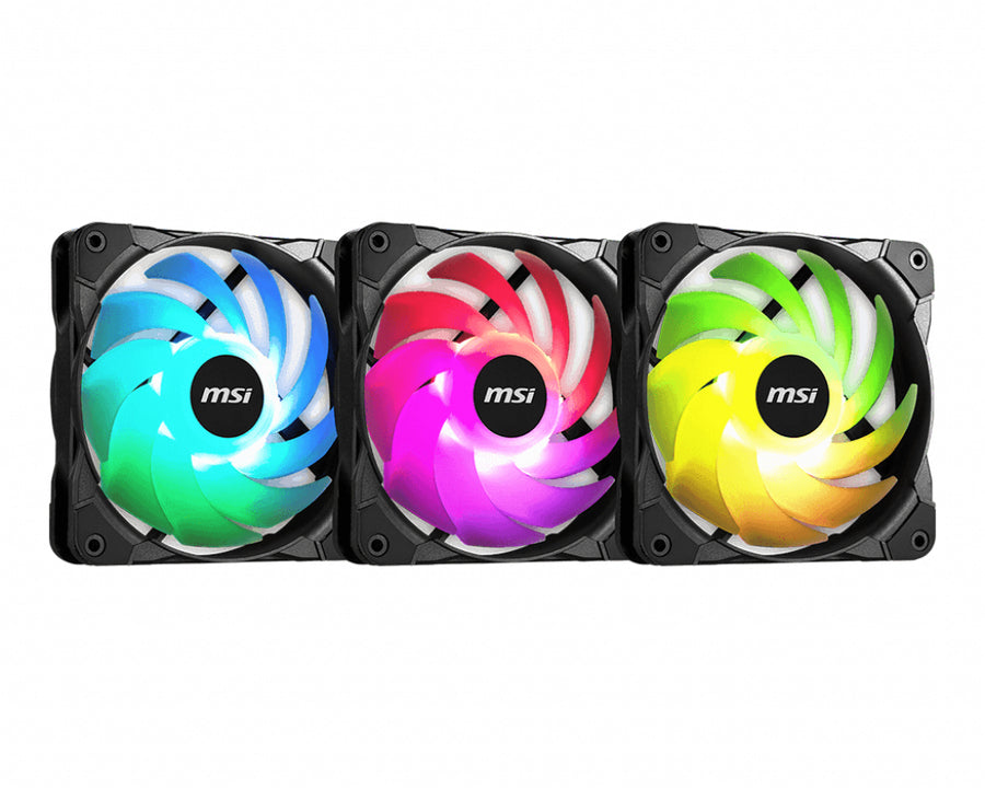 MSI MAX F12A-3 computer cooling system Computer case Fan Black
