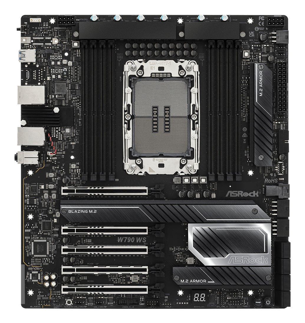 Asrock W790 WS R2.0 Intel W790 LGA 4677 (Socket E) Extended ATX