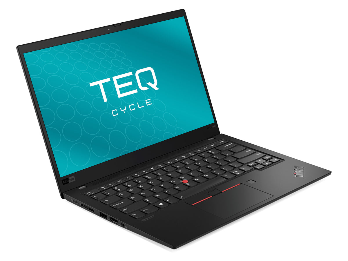 Teqcycle Lenovo Thinkpad X1 Carbon G7 Intel� CoreT i7 i7-8565U Laptop 35.6 cm (14") Quad HD 16 GB DDR4-SDRAM 256 GB SSD Wi-Fi 5 (802.11ac) Windows 11 Pro Nordic Black