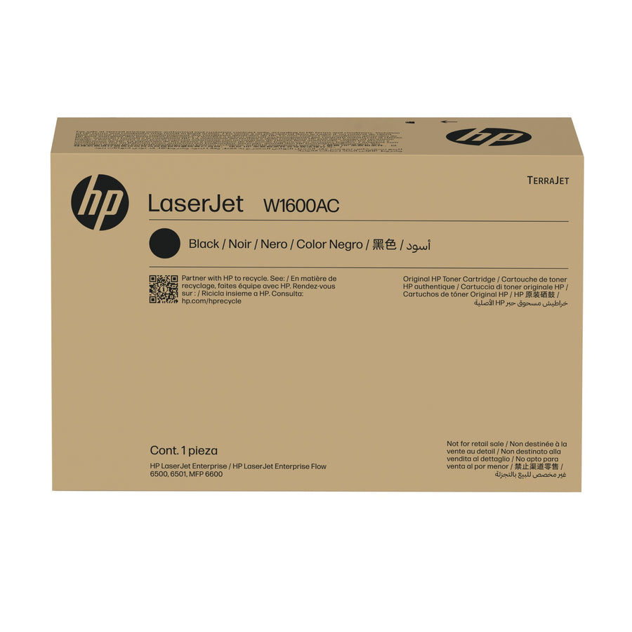 HP W1600AC/160A Toner cartridge Contract, 10.5K pages ISO/IEC 19752 for HP LJ E X 60357/6501