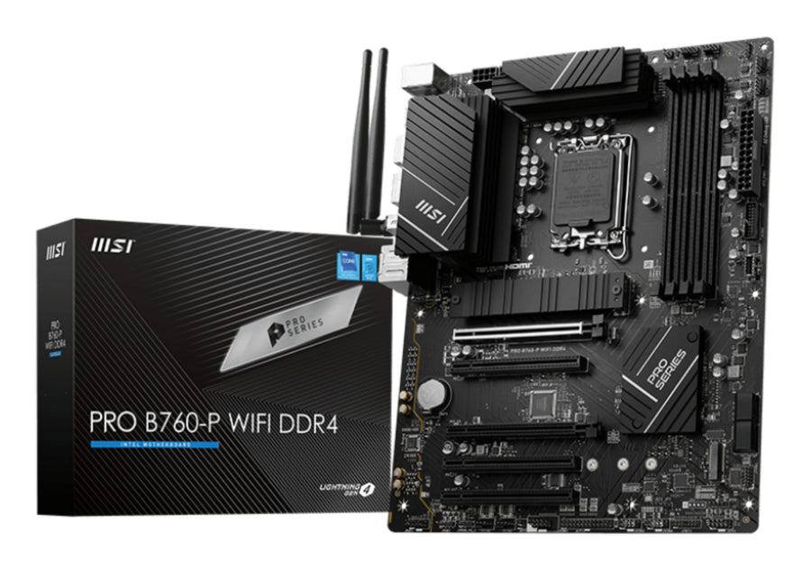 MSI PRO B760-P WIFI DDR4 motherboard Intel B760 LGA 1700 ATX
