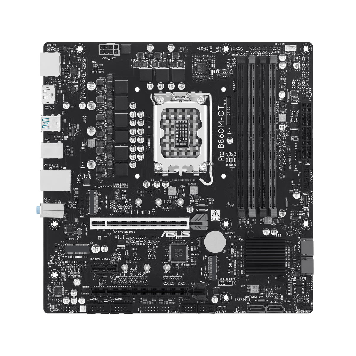 ASUS PRO B860M-CT-CSM Intel B860 LGA 1851 (Socket V1) micro ATX