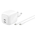 Belkin WCH020KQ2MWH-B6 mobile device charger Universal White AC Fast charging Indoor