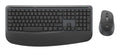 Logitech Signature Comfort Plus Combo MK880 keyboard Mouse included Universal RF Wireless + Bluetooth QWERTZ German Graphite