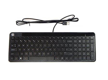 HP 801526-CG1 keyboard Office USB Czech, Slovakian Black