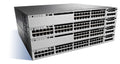 Cisco Catalyst C3850-24P-E, Refurbished Managed Gigabit Ethernet (10/100/1000) Power over Ethernet (PoE) Black, Grey