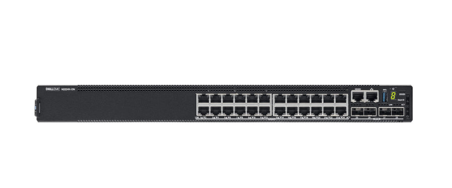 DELL N2224X-ON network switch Managed L3 2.5G Ethernet (100/1000/2500) 1U Black