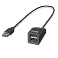 Plugable Technologies 2-in-1 USB Splitter with Dual USB 2.0 Ports, Compatible with Windows, Linux, macOS, Chrome OS, USB Multiport Hub for Laptops