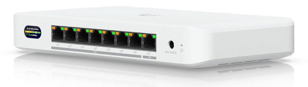 Ubiquiti UDB-Switch 2.5G Ethernet (100/1000/2500) Power over Ethernet (PoE) White