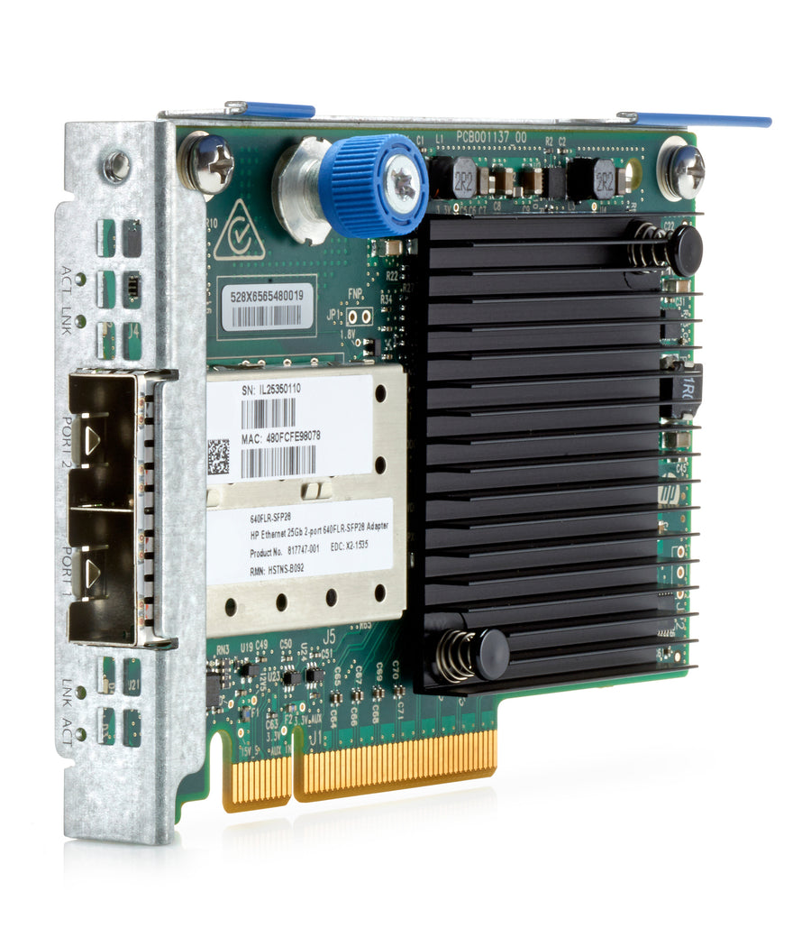 HPE Ethernet 10/25Gb 2-port FLR-SFP28 MCX4121A-ACFT Internal 100000 Mbit/s