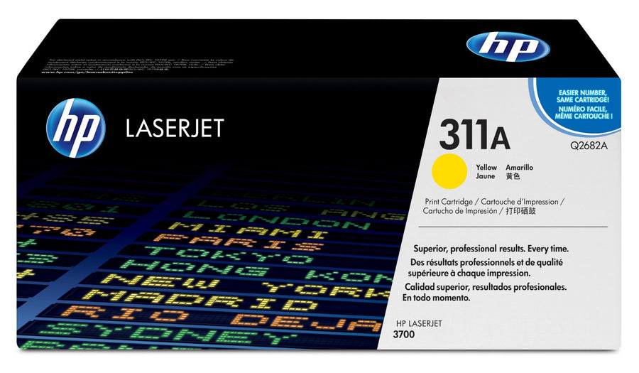 HP Q2682A/311A Toner cartridge yellow, 6K pages/5% for HP Color LaserJet 3700