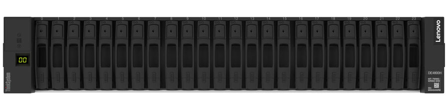 Lenovo ThinkSystem DE4800H 2U24 SFF disk array Rack (2U) Black
