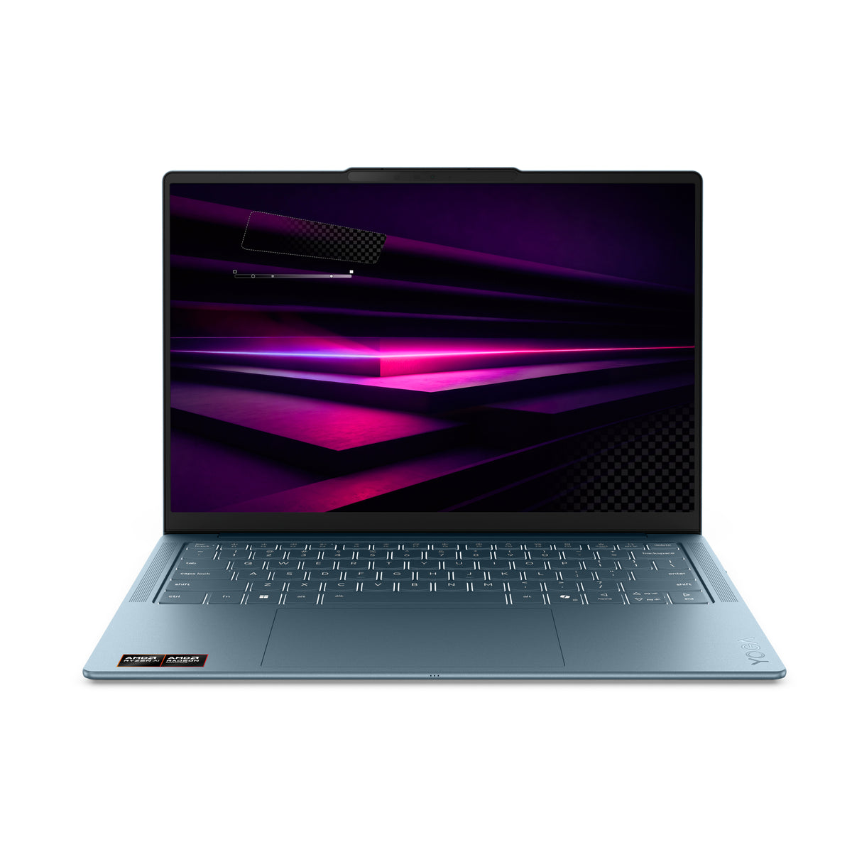 Lenovo Yoga Slim 7 14AGP11 Copilot+ PC AMD Ryzen™ AI 5 430 Laptop 35.6 cm (14") WUXGA 16 GB LPDDR5x-SDRAM 1 TB SSD Wi-Fi 7 (802.11be) Windows 11 Home Teal English