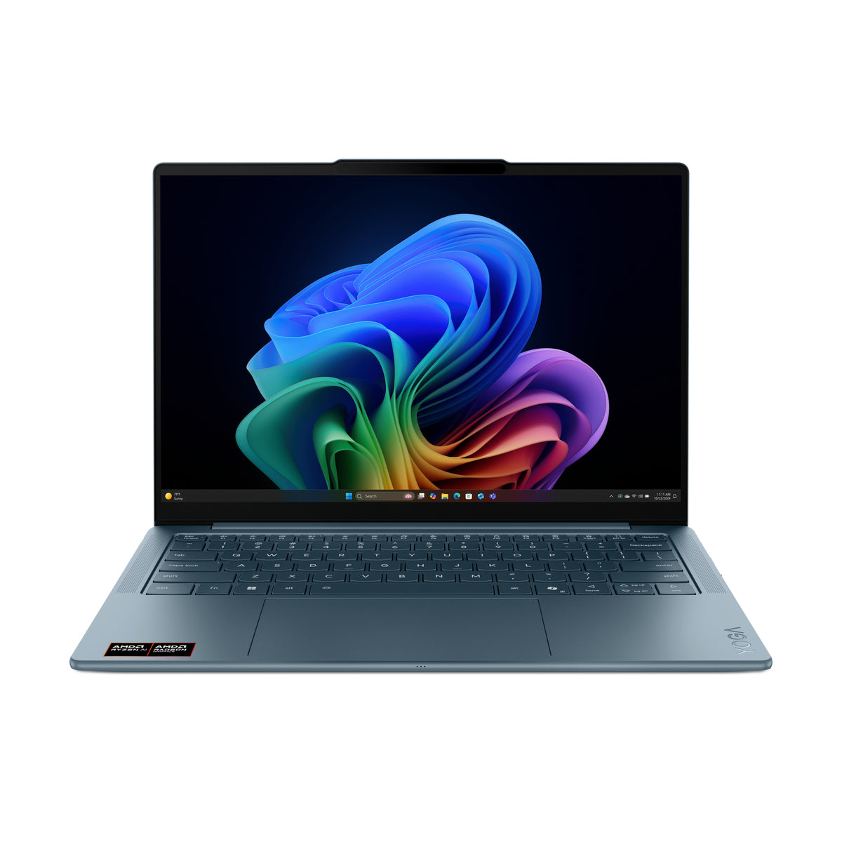 Lenovo Yoga Slim 7 14AKP10 Copilot+ PC AMD Ryzen™ AI 7 350 Laptop 35.6 cm (14") 2.8K 16 GB LPDDR5-SDRAM 512 GB SSD Wi-Fi 7 (802.11be) Windows 11 Home German Teal