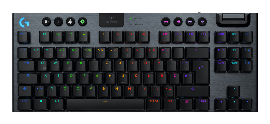 Logitech G G915 X Lightspeed keyboard Gaming USB + RF Wireless + Bluetooth QWERTY US International Black