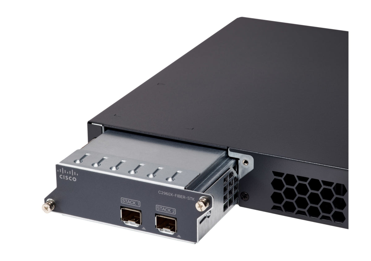 Cisco Catalyst C2960X-FIBER-STK= Flexstack-Extended Network Stacking Module, for use with Catalyst 2960 Series Network Switches, Enhanced Limited Lifetime Warranty (C2960X-FIBER-STK=)