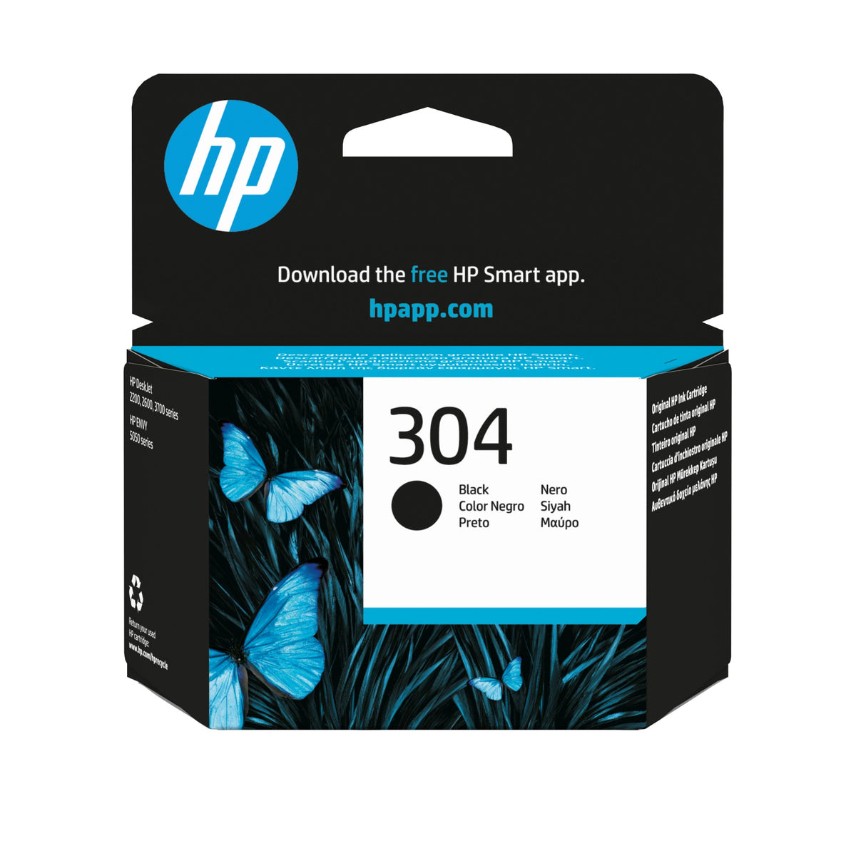 HP N9K06AE/304 Printhead cartridge black, 120 pages/5% 4ml for HP DeskJet 2620/3720