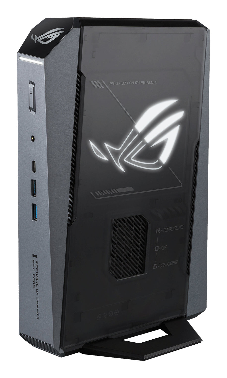 ASUS ROG GR70-N90039AN AMD Ryzen™ 9 9955HX 32 GB DDR5-SDRAM 1 TB SSD NVIDIA GeForce RTX 5070 Windows 11 Home Mini PC PC Black