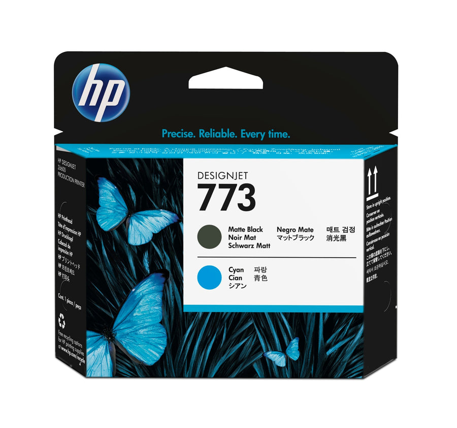 HP C1Q20A/773 Printhead black matt / cyan for HP DesignJet Z 6600