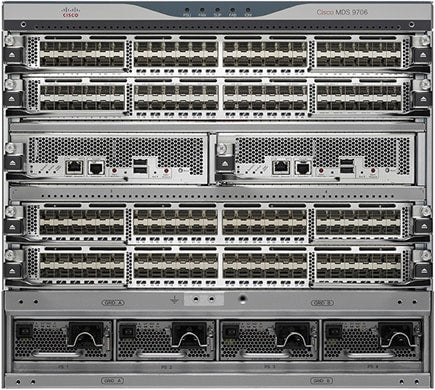 Cisco MDS 9706 Managed Gigabit Ethernet (10/100/1000) 1U Silver